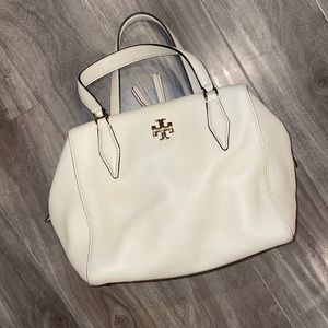 Cream Tory Burch bag